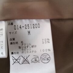 レディース　コート　キャメルカラー　サイズMの画像