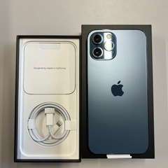 iPhone１２ProMAX ２５６G パシフィックブルーの画像