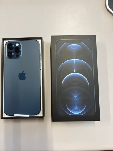 iPhone１２ProMAX ２５６G パシフィックブルー