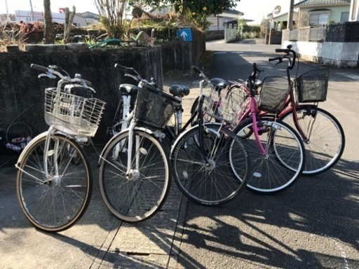 多数のお問い合わせ有難う御座いました【4000円〜】乗れる自転車多数あります。お問い合わせは各投稿にて直接にてお願いします。