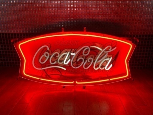 【訳あり】コカコーラ・ネオン看板