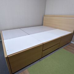 【直接】【値下げ】ダブルベッド(希望があればマットレス)