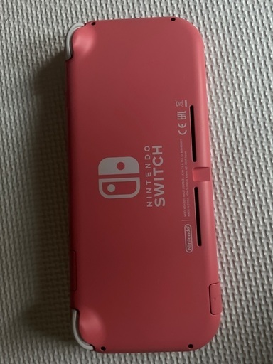 Switchライト_コーラル(本体＋カバーケースのみ)Lボタン接触不良