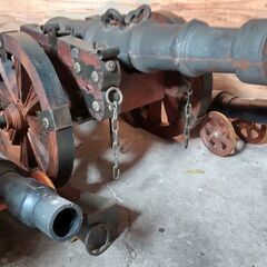 アンティーク　大砲の画像