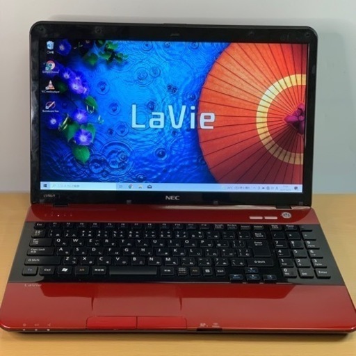 【お取引完了】輝くルミナスレッド★ハイパワーCore i5★メモリ8G★SSD240G★DVD★マイクロソフトOfficeインストール