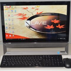 中古良品 一体型パソコン Windows10+office NEC DA570/A i5-5200U/爆速SSD512GB/メモリGB/ブルーレイ/カメラ/21.5インチ/ テレビ機能