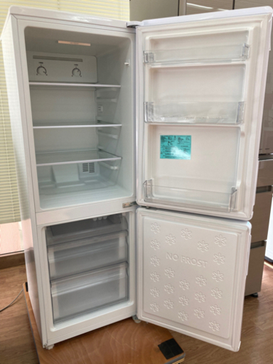 【中古品】Haier 冷凍冷蔵庫 JR-NF173A 2017年製 173L 2ドア キッチン家電 冷蔵庫 生活家電