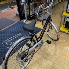 ⭐️超美品⭐️Leimon EX 26インチ自転車 黒 ギア付き LEDオートライト