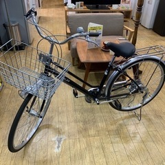 ⭐️超美品⭐️Leimon EX 26インチ自転車 黒 ギア付き LEDオートライト
