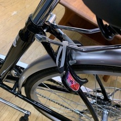 ⭐️超美品⭐️Leimon EX 26インチ自転車 黒 ギア付き LEDオートライト