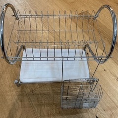 【美品】水切りカゴ 水切りかご キッチン