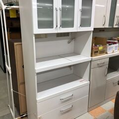 古川木工 システムキッチンボード ホワイト W(幅)90×H(高さ)182.5×D(奥行き) 45cm ※クリーニング済み