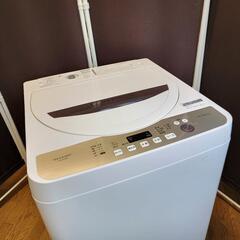 h1229売約済み❌人気のプラズマクラスター！SHARP 家電2点セット♪ シャープ 冷蔵庫 洗濯機の画像