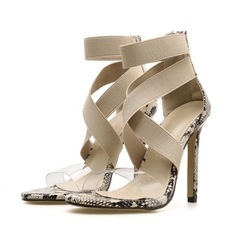 新品　未使用　23.5cm （37）パイソン×ベージュの画像