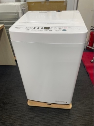 ★ハイセンス全洗濯機 HW-E4503 2021年製　送料設置無料！