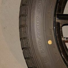 スタッドレスタイヤ【中古】2018年購入（3シーズン使用）Icenavi-6【サイズ；225/55/R17】の画像
