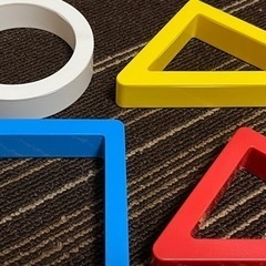 【美品な中古】プラスチックの○△□！！昔のこどもチャレンジの画像