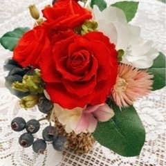 楽しいプリザーブドフラワーレッスン💐の画像