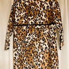 《終了》【ほぼ未使用】IENA レオパード柄ロングジャケットの画像