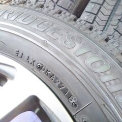 冬【富山】人気の ブリヂストン VRX 15インチ ノート デミオ ポルテ フィールダー ｂB イスト ウイングロード ティーダ 185/65R15 ブリザック 中古４本の画像