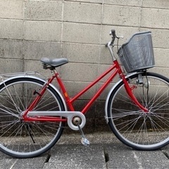 【整備済自転車】27インチ　変速なし　前後タイヤ、サドル新品❗️若林自転車　膳所店SALE❗️