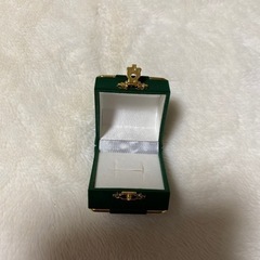 アクセサリー　BOX   四角　緑①の画像