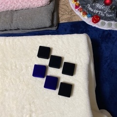 アクセサリー　BOX   四角　黒　紺　　②の画像