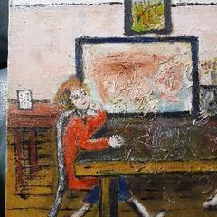 本物【定価4万】　絵画　油絵の画像