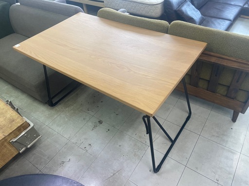 無印良品　折りたたみテーブル　ナチュラル　オーク材