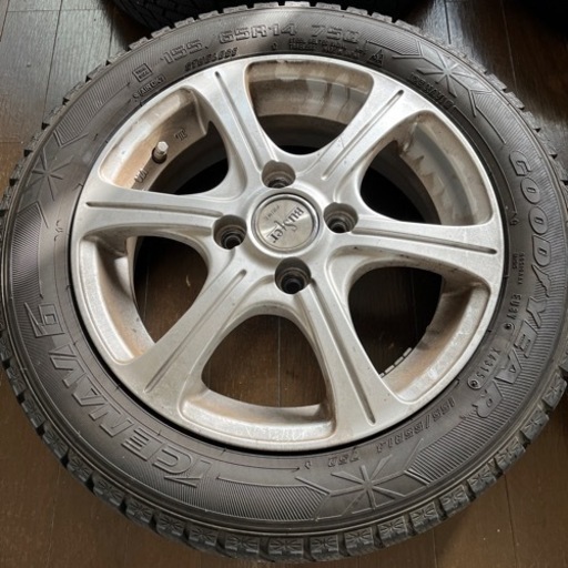 ‼12/20まで！️締切間近！最終値下げです‼️引っ越し整理！155/65R14  スタッドレス