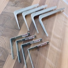 【半額以下】DIY L型棚受　８個セット