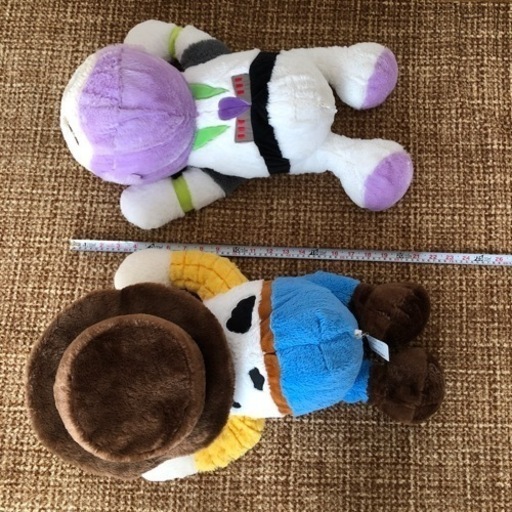 ディズニー　ぬいぐるみ　バズ　ウッディ　セット