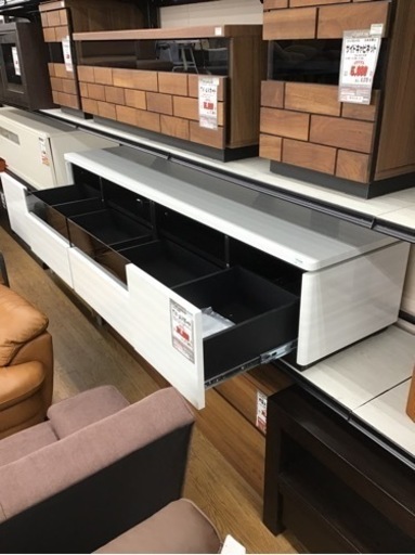 LK-59【ご来店頂ける方限定】シギヤマ家具　TV/AVボード　白