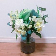 造花　フェイクグリーン　花瓶　インテリア