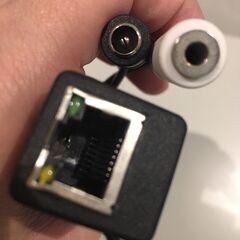 IPネットワークカメラ　ドーム型・黒　防犯カメラ　ペット見守り　ベビーモニター　通電確認済　(SK1041)の画像