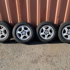 H58 パジェロミニ 純正アルミ スタッドレス