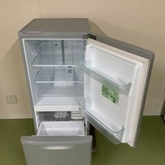 Panasonic 冷凍冷蔵庫 2017年製 138L NR-B149W-S 2ドア シルバー