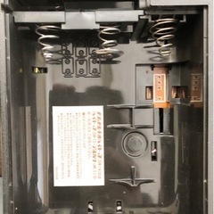 IK-114【昭和レトロ】National 5型 ポータブル白黒テレビ 通電確認済みの画像