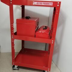 STRO PRODUCTS 3段ツールワゴン 工具箱セット 工具道具つき