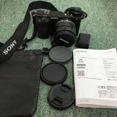 ソニー　α6000　カメラ　中古品　※互換レンズ