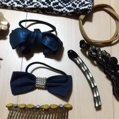 今週で処分！ヘアアクセサリー ゴム シュシュ コーム バレッタ 新品の画像
