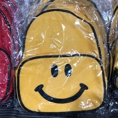 新品　未使用品　ニコちゃん　ミニ　リュック　レッド　ブルー　イエロー　大特価　税込み 100円‼︎   おまとめ購入大歓迎‼︎の画像