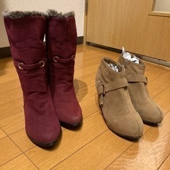 ショートブーツ　Mサイズ　2足まとめて