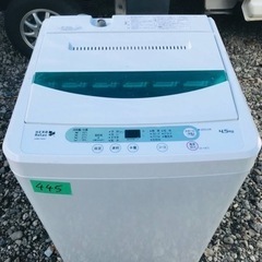 ③445番 YAMADA ✨全自動電気洗濯機✨YWM-T45A1‼️