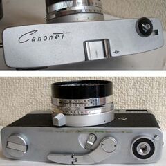シャッター押せる★キャノン キヤノネット Canon Canonet SE 45mm 1:1.9　フィルター・メタルフード付 フィルムカメラ ☆ PayPay(ペイペイ)決済可能 ☆ 札幌市 豊平区 平岸の画像