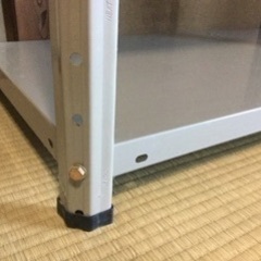 スチール製収納棚　高さ180cm 横89cm　奥行47cm　無料　家財整理の画像