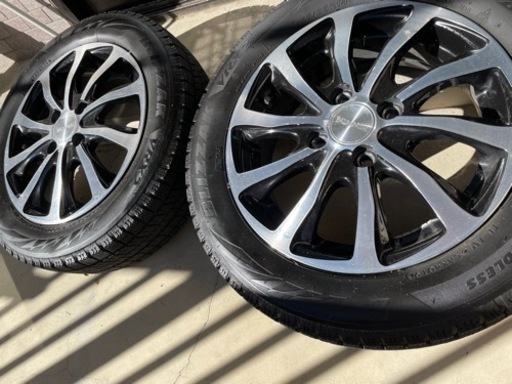 値下げしました！スタッドレスタイヤ 4本セット  155/65R14 ホイル付き
