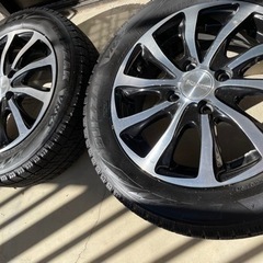 値下げしました！スタッドレスタイヤ 4本セット  155/65R14 ホイル付きの画像