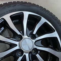 値下げしました！スタッドレスタイヤ 4本セット  155/65R14 ホイル付きの画像