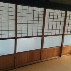 ★値下げ、内容変更です★古民家　障子　4枚セット　額入り障子　ガ...